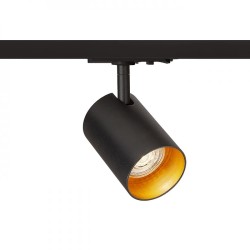 CONNOR do  szyny 1-faz czarna/złota  230V LED GU10 10W