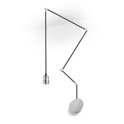 SPIDER I zestaw wiszący czarna chrom 230V E27 15W