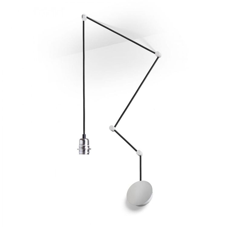 SPIDER I zestaw wiszący czarna chrom 230V E27 15W
