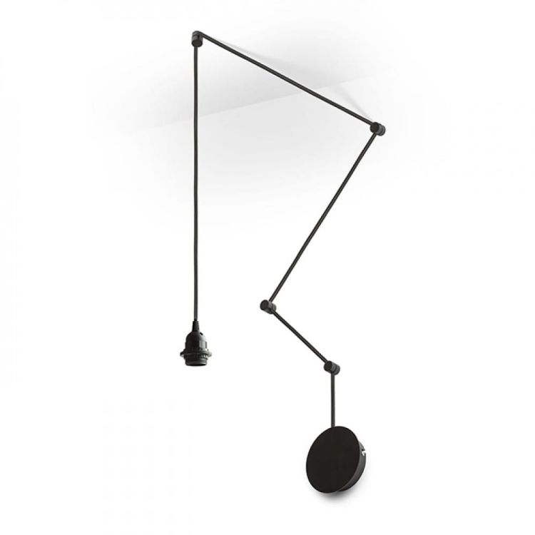 SPIDER I zestaw wiszący czarna  230V E27 15W