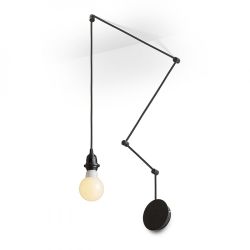 SPIDER I zestaw wiszący czarna  230V E27 15W