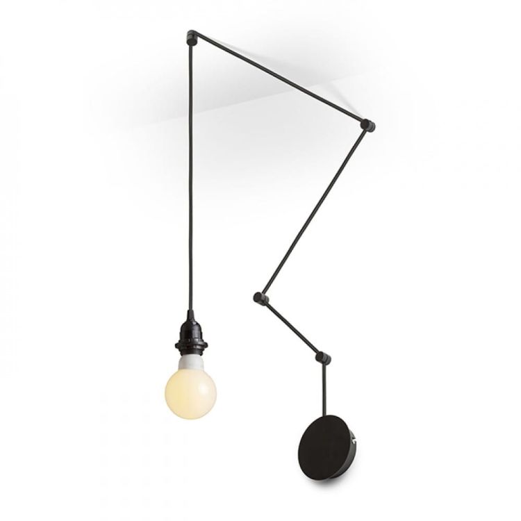 SPIDER I zestaw wiszący czarna  230V E27 15W