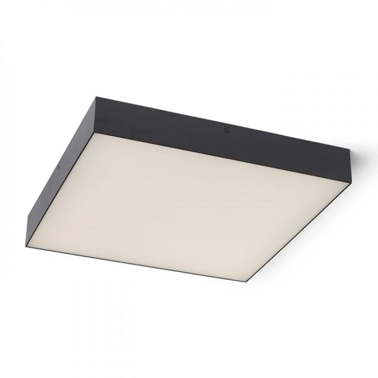 LARISA SQ 40 sufitowa czarna  230V LED 50W  3000K