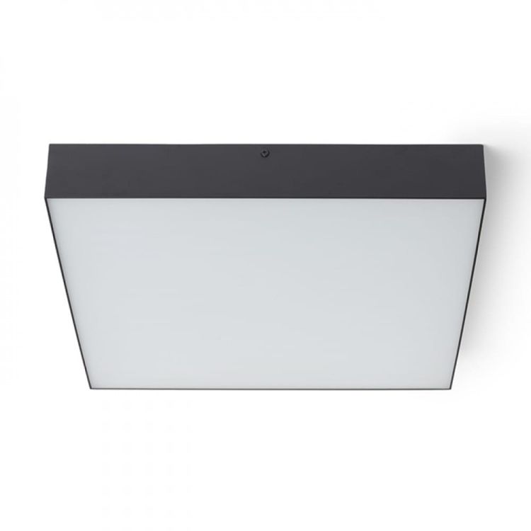 LARISA SQ 40 sufitowa czarna  230V LED 50W  3000K