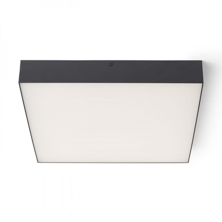 LARISA SQ 40 sufitowa czarna  230V LED 50W  3000K