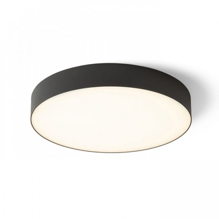 LARISA R 40 sufitowa czarna  230V LED 50W  3000K