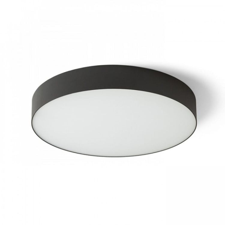 LARISA R 40 sufitowa czarna  230V LED 50W  3000K