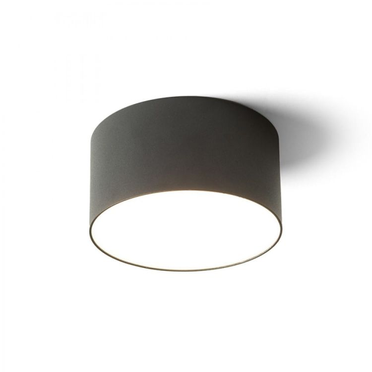 LARISA R 12 sufitowa czarna  230V LED 10W  3000K