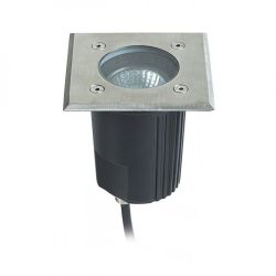 ORBU SQ 10 wpuszczana  stal nierdzewna 230V LED GU10 15W IP67