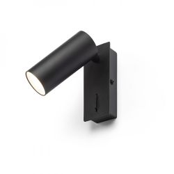 TAPIO I SQ ścienna czarna  230V LED 4.5W  3000K