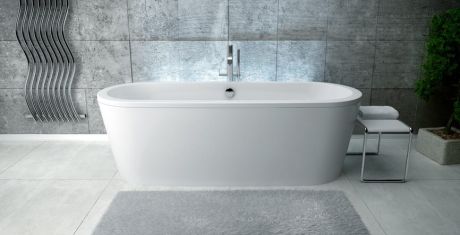 Przejdź do produktu Wanna wolnostojąca 185x83 cm Besco Victoria 185 pod zabudowę #WKV-185-WZ