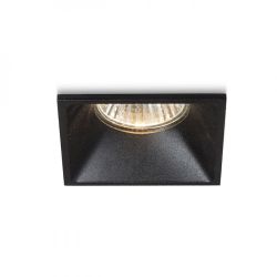 ZURI SQ wpuszczana czarna  230V GU10 35W