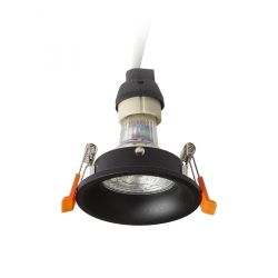 ZURI R wpuszczana czarna  230V GU10 35W