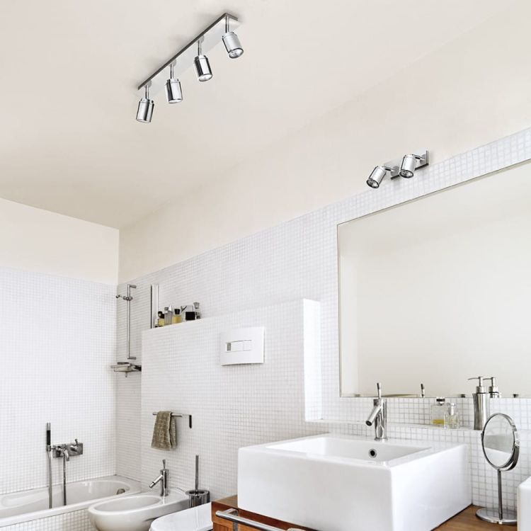 DUBLIN II natynkowa  chrom 230V GU10 2x9W IP44