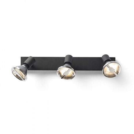 Przejdź do produktu TRICA III ścienna czarna  230V GU10 3x25W