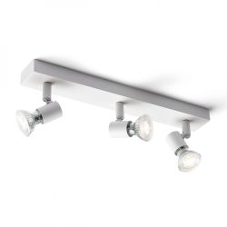 TRICA III ścienna biała  230V GU10 3x25W