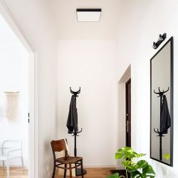 TRICA II ścienna czarna  230V GU10 2x25W