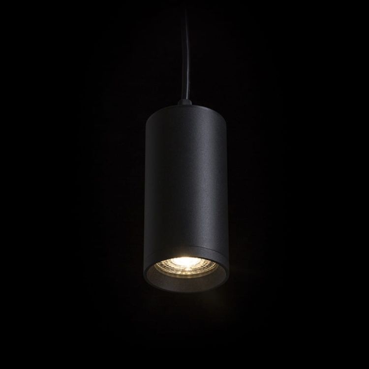 BELENOS wisząca czarna  230V LED GU10 9W