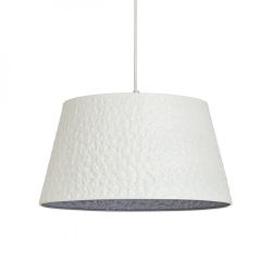 BUCKY 40 wisząca biała/szara metal 230V E27 28W