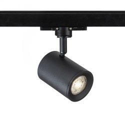CADENZA do szyny 3-faz czarna  230V LED GU10 10W