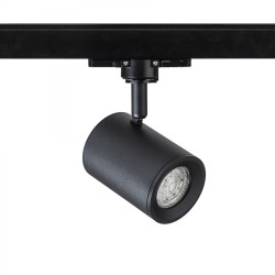 CADENZA do szyny 3-faz czarna  230V LED GU10 10W