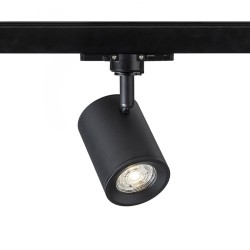 CADENZA do szyny 3-faz czarna  230V LED GU10 10W
