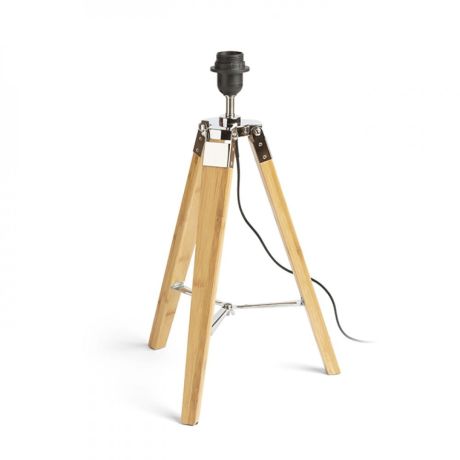 Przejdź do produktu ALVIS stojak stołowa  bambus/chrom 230V LED E27 11W