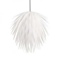 CLANK wisząca białe PVC/czarna  230V E27 15W