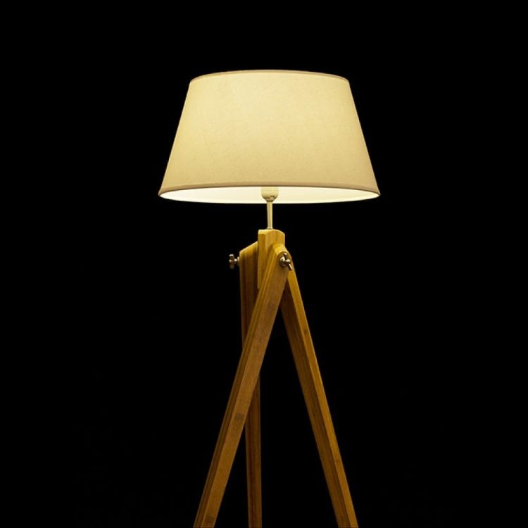 AMBITUS stojak podłogowy  bambus 230V E27 28W