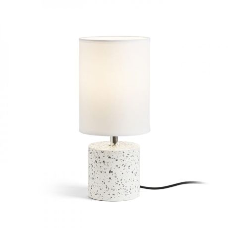 Przejdź do produktu CAMINO stołowa z abażurem biała decor teraco 230V LED E27 15W