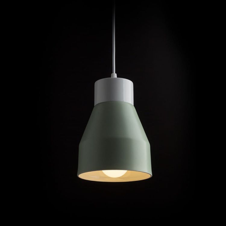 FRUTTI wisząca zielona ceramika 230V E27 28W