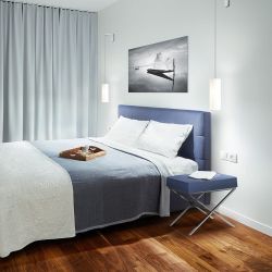 HUDSON ścienna biała chrom 230V E27 28W
