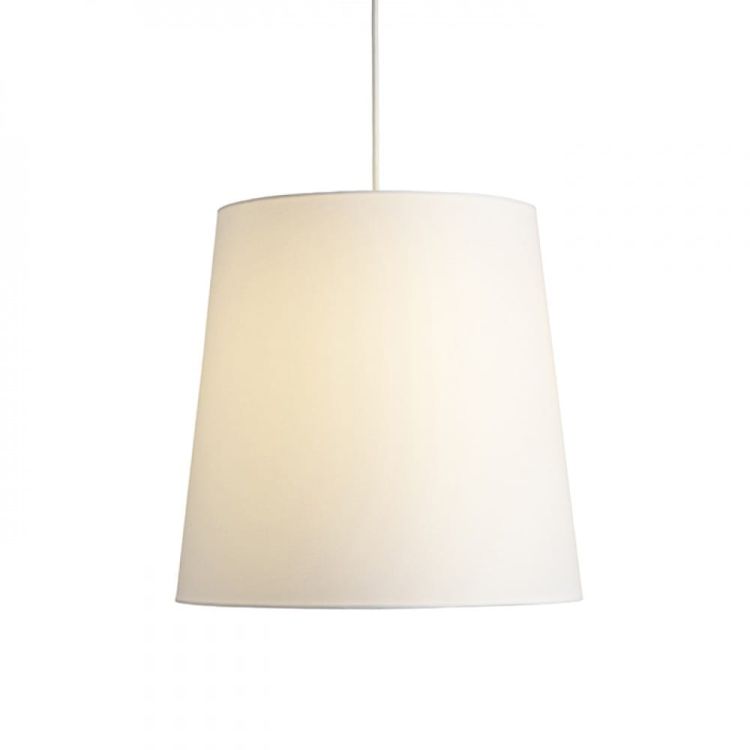 POLLOCK wisząca biała/jasno szara  230V E27 28W