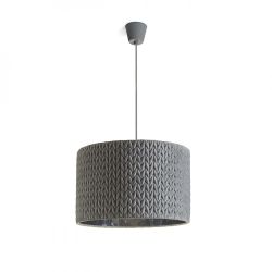 AINO 40 wisząca szara chrom 230V E27 28W