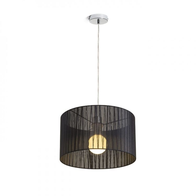 GLAMOUR 35/20 wisząca czarna  230V E27 28W