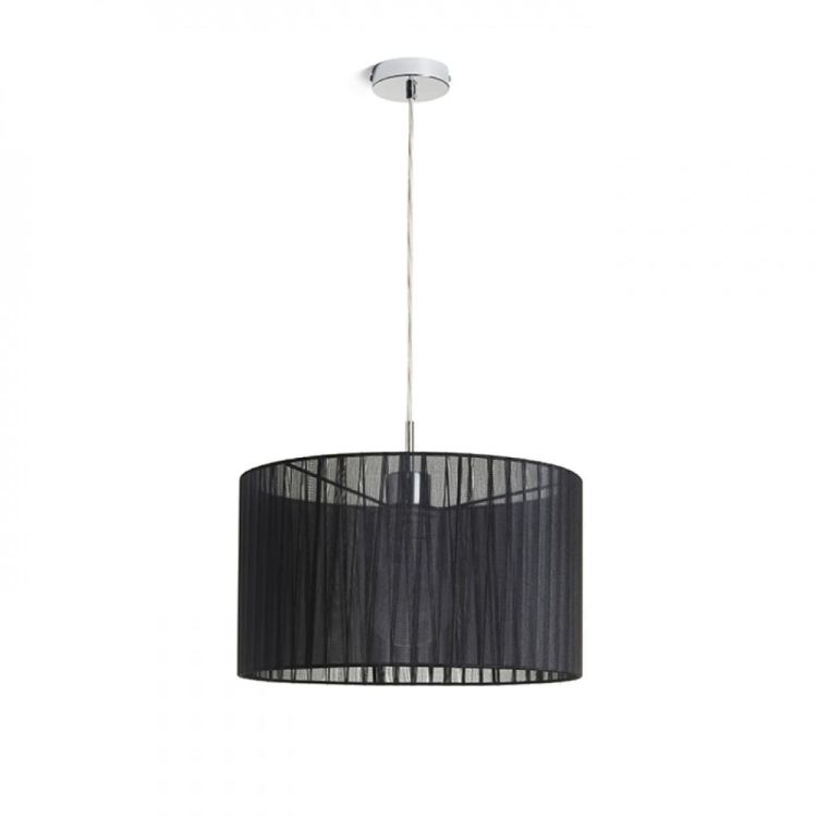 GLAMOUR 35/20 wisząca czarna  230V E27 28W