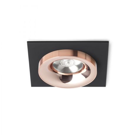 Przejdź do produktu SHARM SQ I wpuszczana czarna miedź/miedź 230V LED 10W 24°  3000K