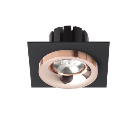 Przejdź do produktu SHARM SQ I wpuszczana czarna miedź/miedź 230V LED 10W 24°  3000K