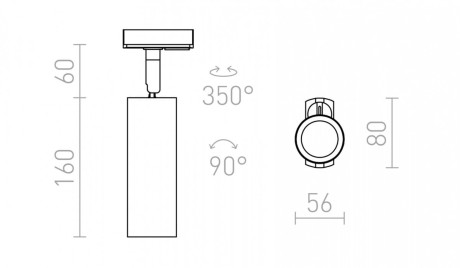 Przejdź do produktu RENDL MAVRO DIMM do 3-faz. szyny złota 230V LED 12W 38° 3000K