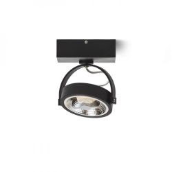 KELLY LED I DIMM ścienna czarna  230V LED 12W 24°  3000K