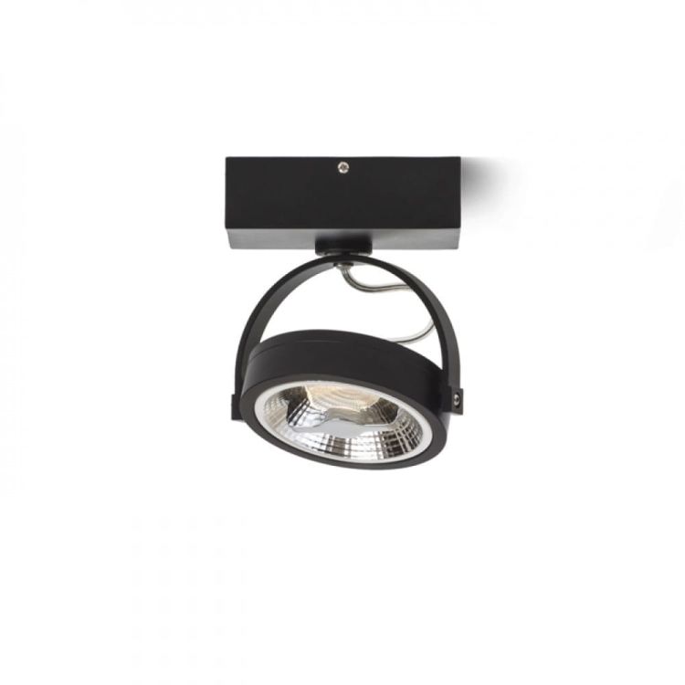 KELLY LED I DIMM ścienna czarna  230V LED 12W 24°  3000K