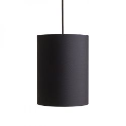 RON 15/20 abażur  Polycotton czarna/białe PCV  max. 28W