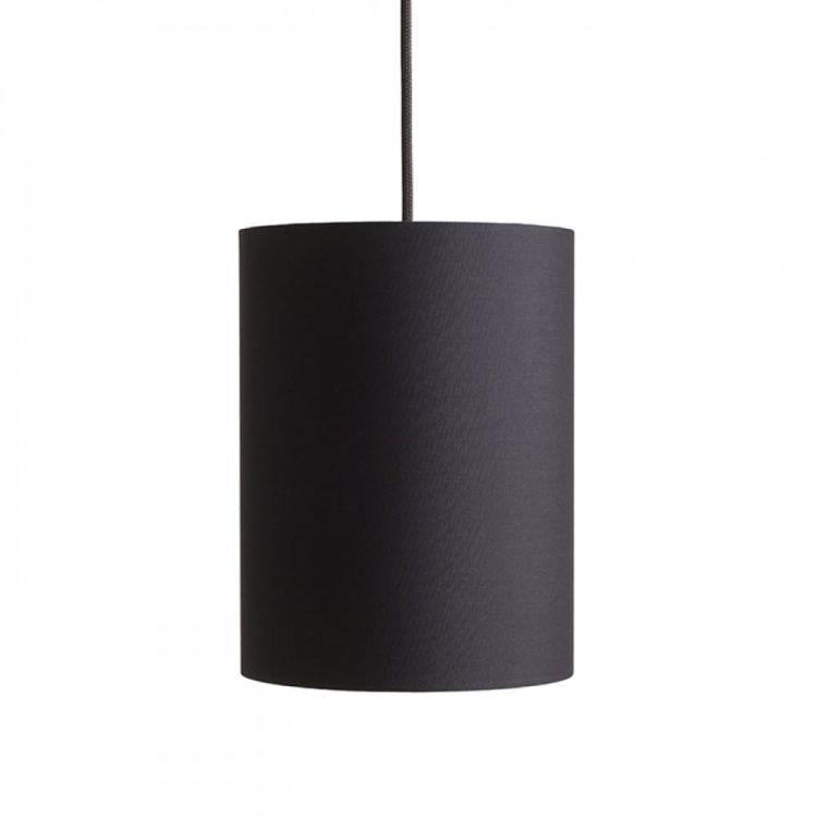 RON 15/20 abażur  Polycotton czarna/białe PCV  max. 28W