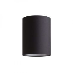 RON 15/20 abażur  Polycotton czarna/białe PCV  max. 28W