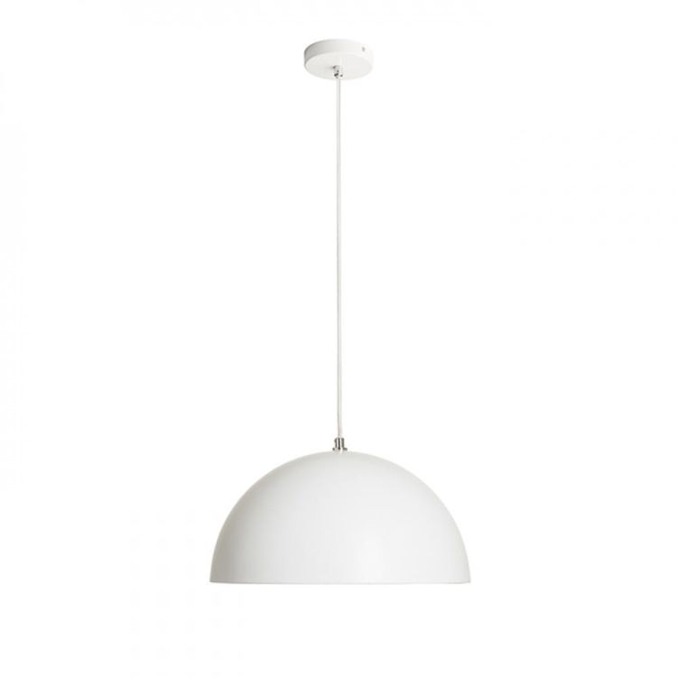 CARISSIMA 40 wisząca biała matowa /srebrno-szara  230 E27 42W