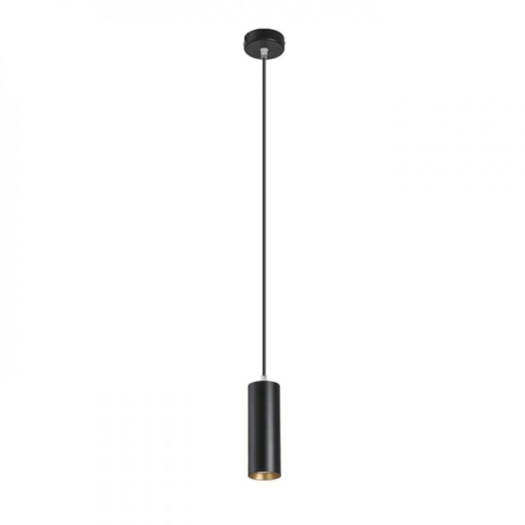 MAVRO wisząca czarna/złota  230V LED 12W 38°  3000K