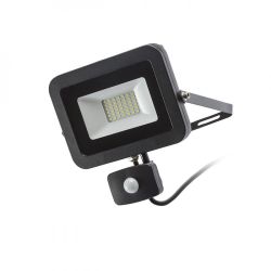 PONTA reflektor z czujnikiem czarna  230V LED 30W 120° IP54  3000K