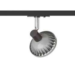 TRICA do szyny 1-faz czarna  230V GU10 50W