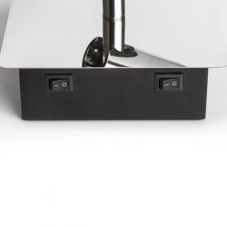 TIARA ścienna  chrom 230V LED 2x3W 25°  3000K