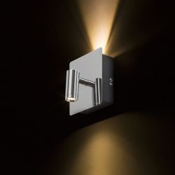 TIARA ścienna  chrom 230V LED 2x3W 25°  3000K